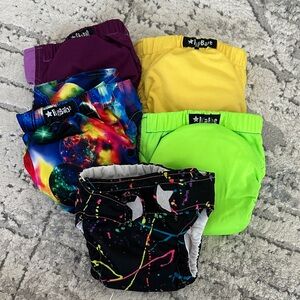 Ragababe size medium Velcro all-in-one reusable cloth diapers